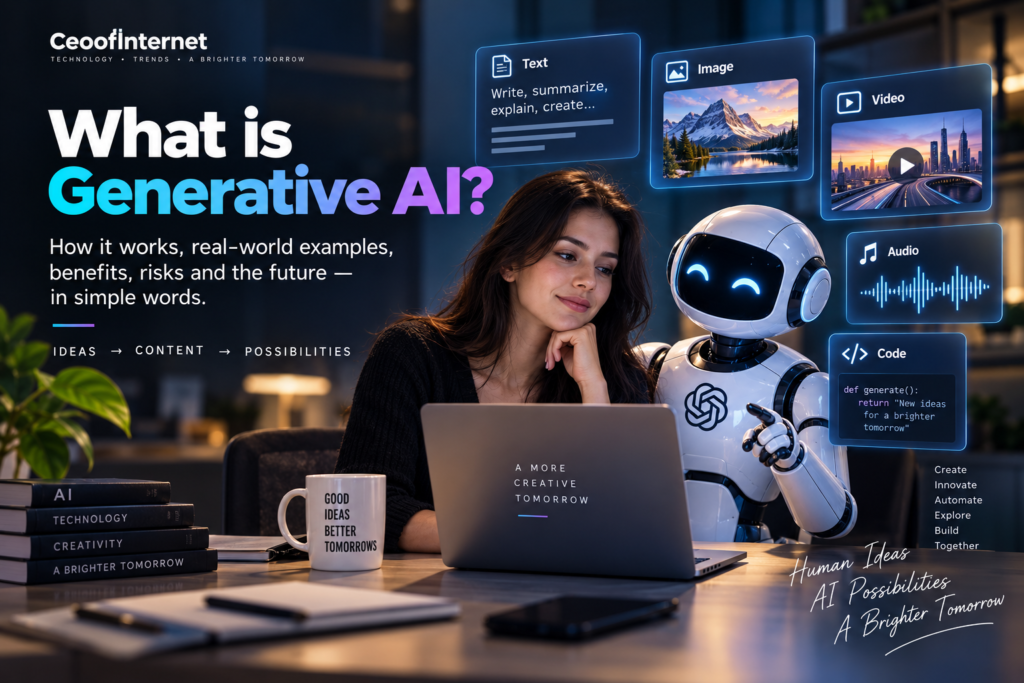 What is generative AI — how it works, examples, benefits and risks