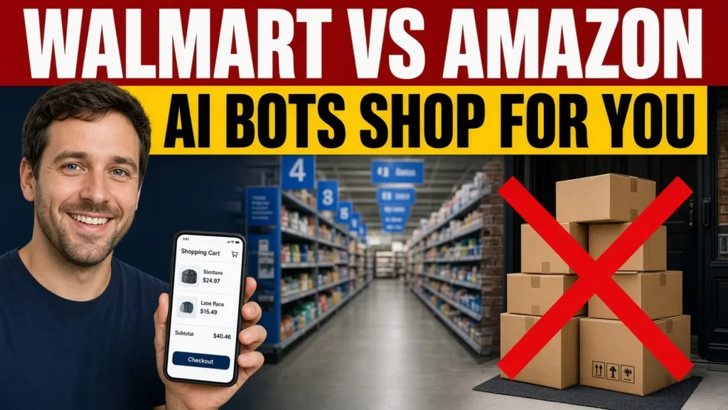 Walmart vs Amazon AI shopping agents fight over how Americans shop online