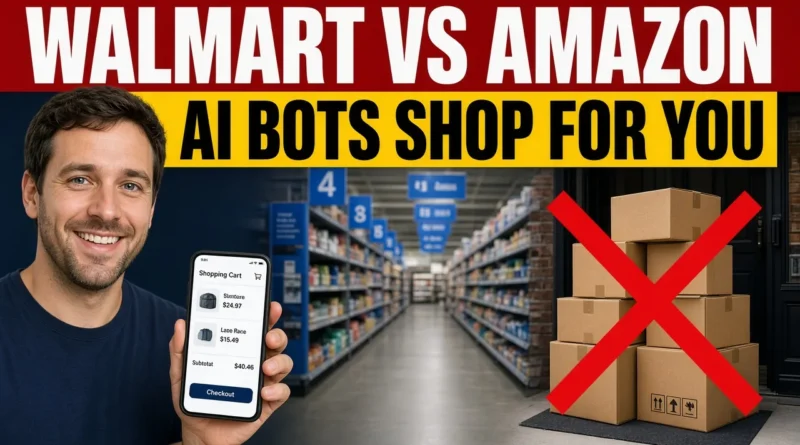 Walmart vs Amazon AI shopping agents fight over how Americans shop online